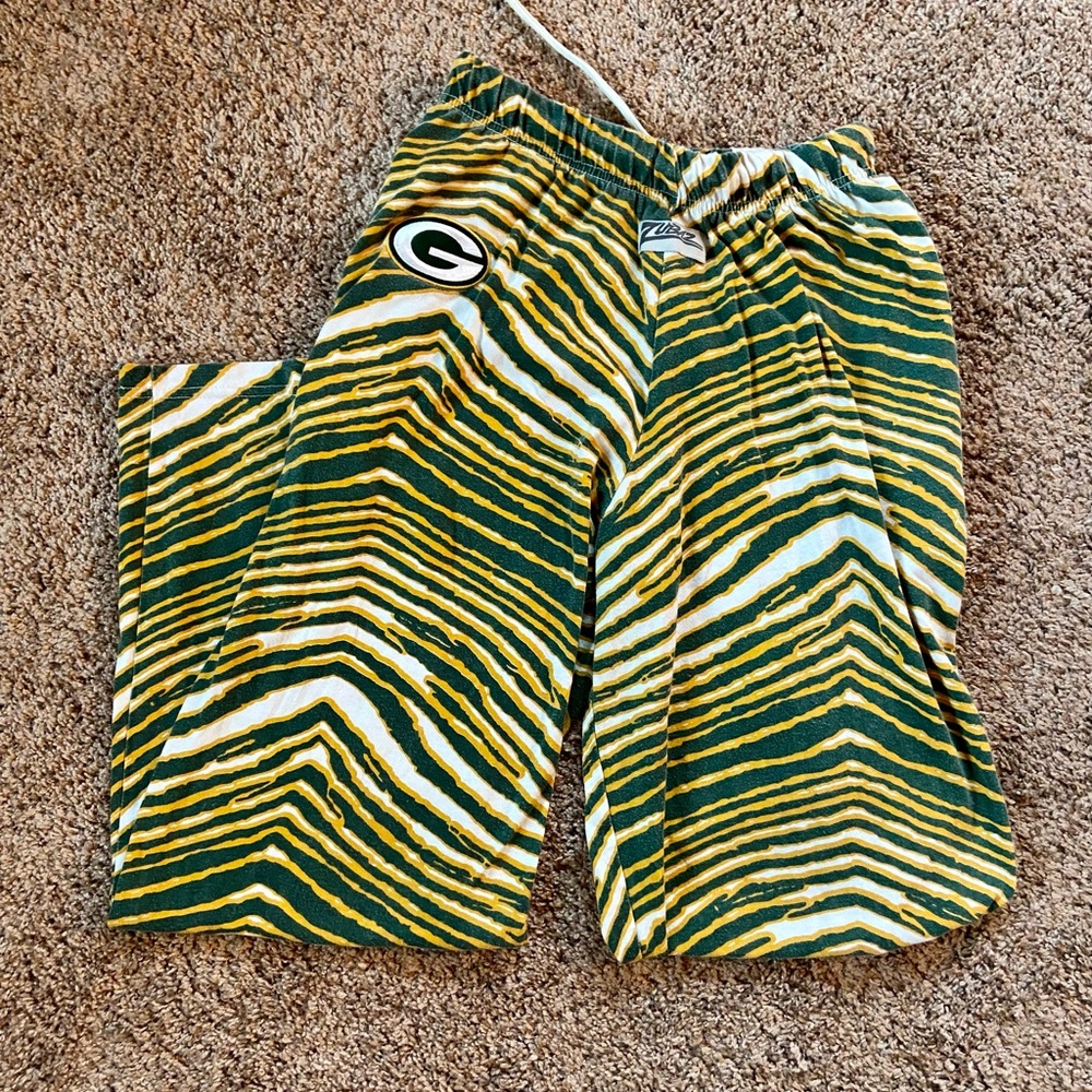 Vintage Zubaz Green Bay Packers Pants